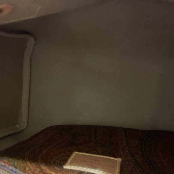 Authentic pre-owned Etro Bordeaux Paisley Boston Bag - Picture 14 of 16